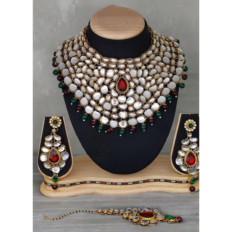 Multicolor Alloy Jewellery Set - JD986610608