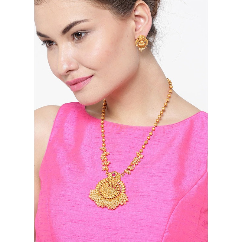 Multicolor Alloy Glossy Jewellery Set - JD986609877