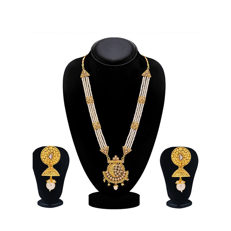 Multicolor Alloy Glossy Jewellery Set - JD986609880
