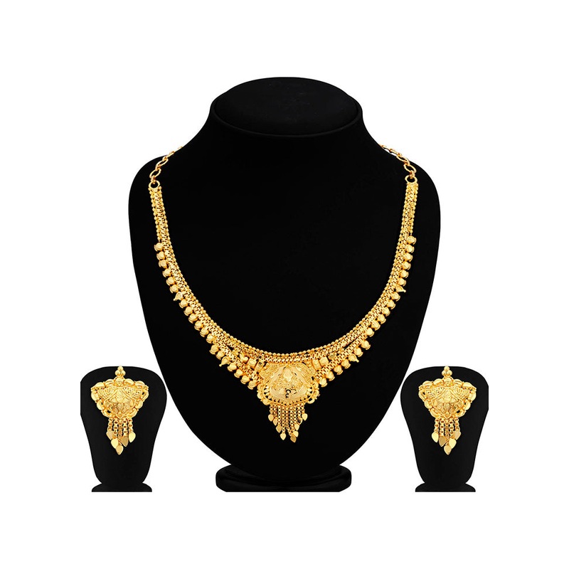 Multicolor Zinc Glossy Jewellery Set - JD986609834