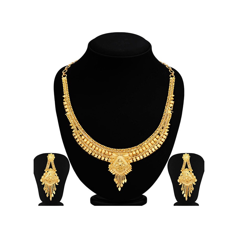 Multicolor Zinc Glossy Jewellery Set - JD986609835