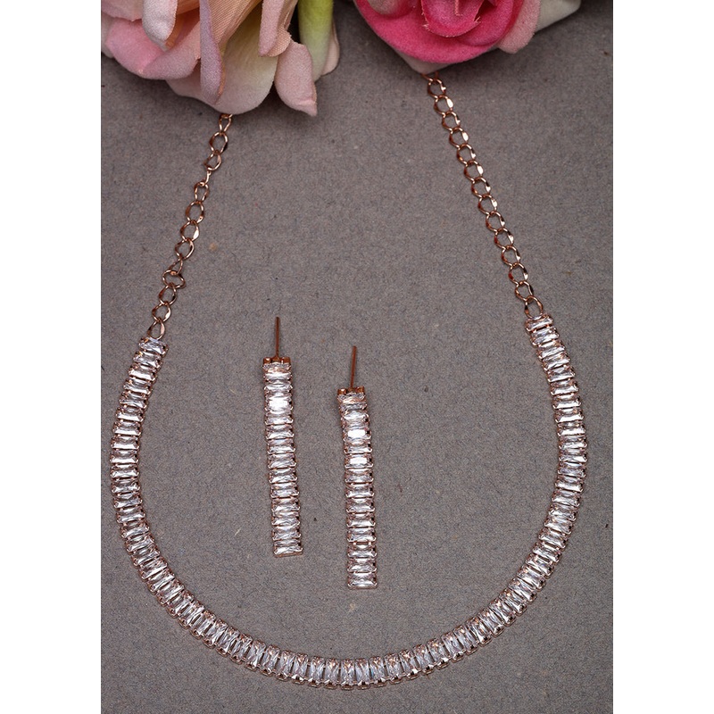 Multicolor Alloy Glossy Jewellery Set - JD986609448