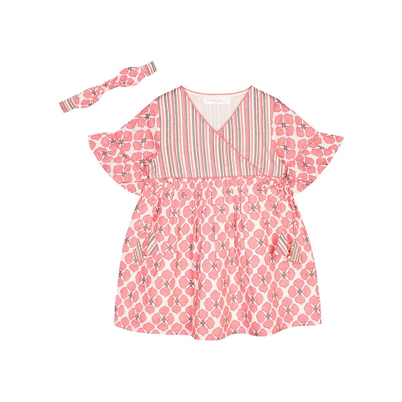 Orange Cotton Frock - JD986607528
