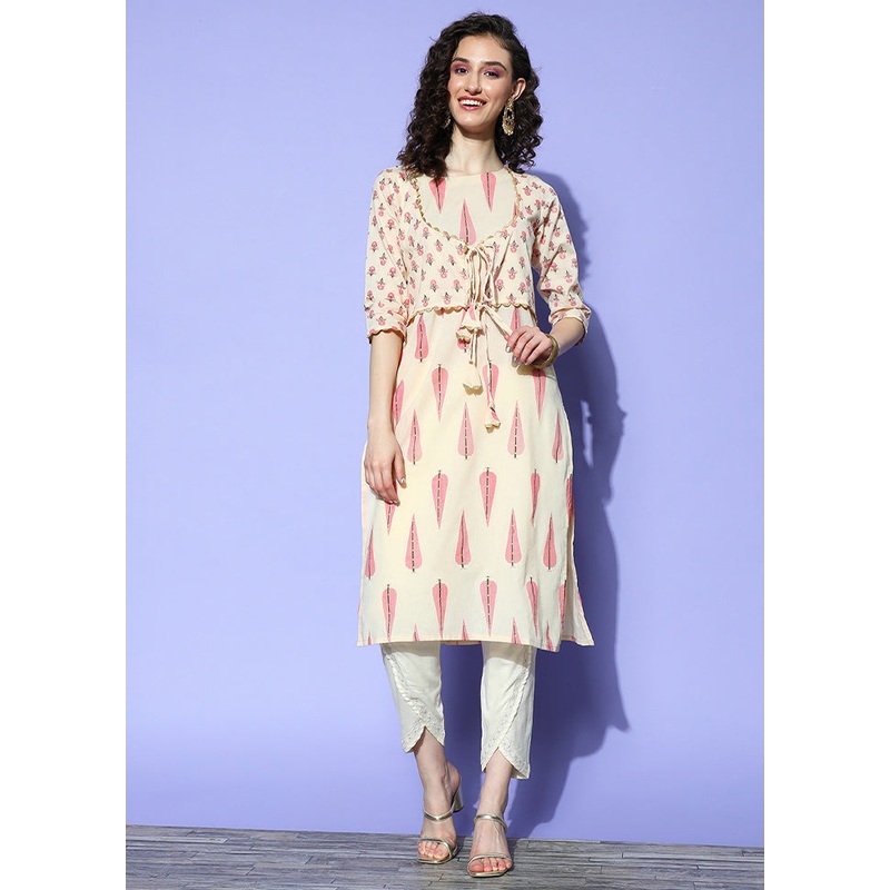 Chiku Pure Readymade Cotton Kurti - JD986602635