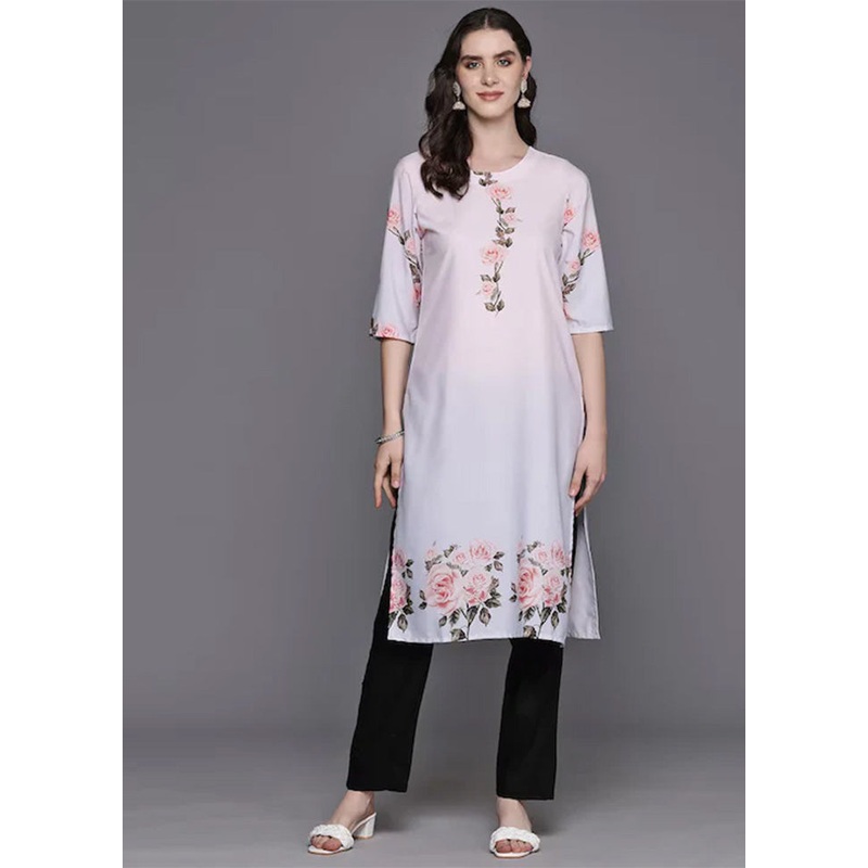 Pink Readymade Silk Kurti - JD986602561