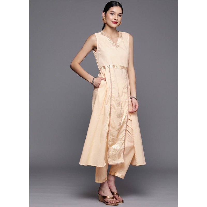 2 Pc Chiku Pure Readymade Cotton Kurti Set - JD986602428