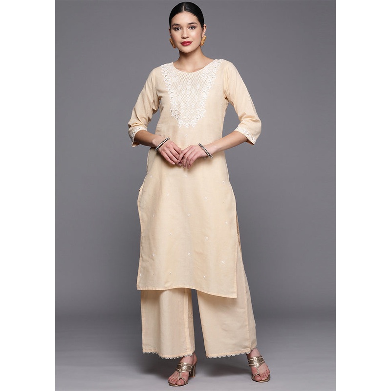 2 Pc Chiku Pure Readymade Cotton Kurti Set - JD986602190
