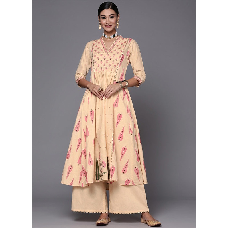 2 Pc Chiku Pure Readymade Cotton Kurti Set - JD986602191