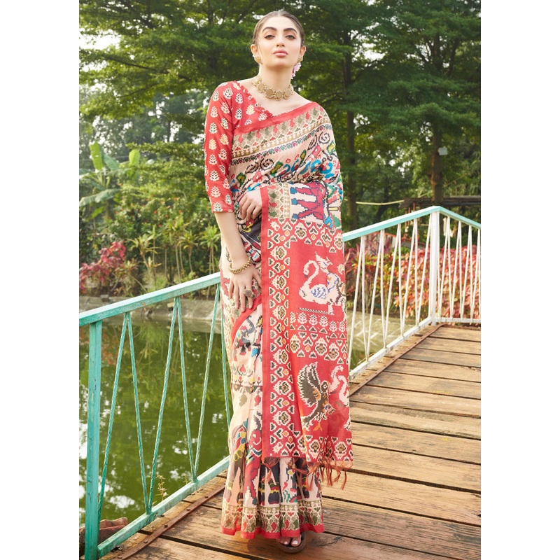 Maroon Tussar Silk Saree With Blouse Piece - JD986600000