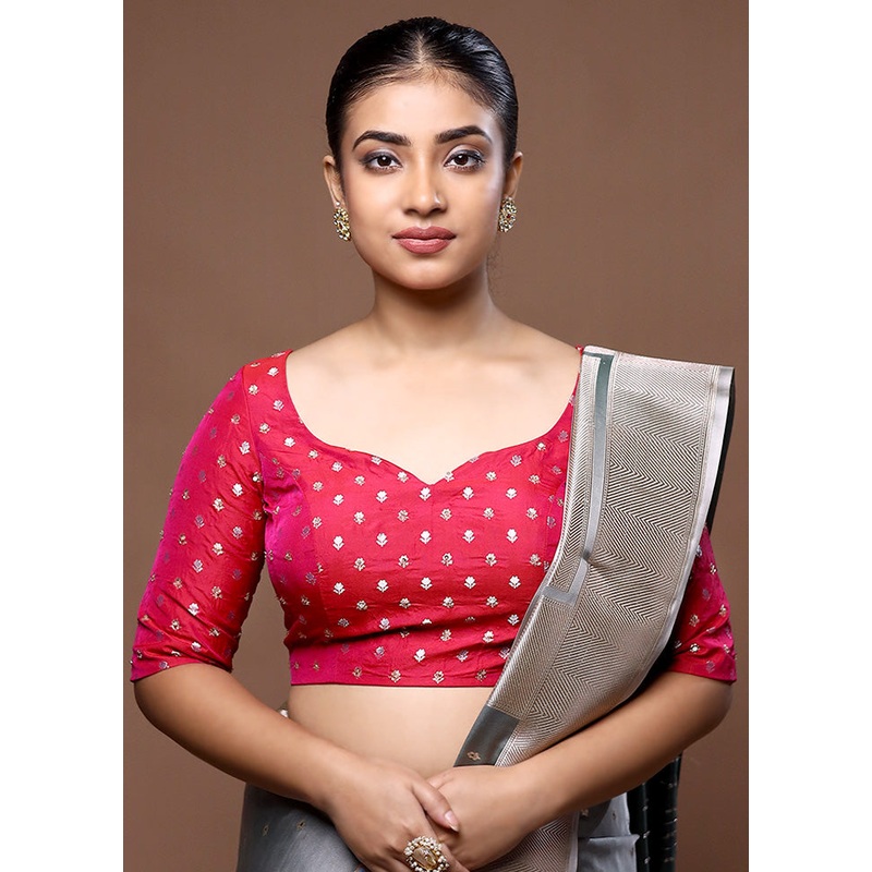 Rani Pink Brocade Designer Blouse - JD986599213