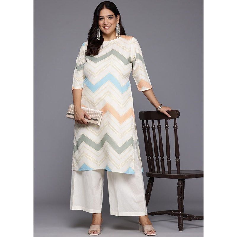 Multicolor Readymade Silk Kurti - JD986598776